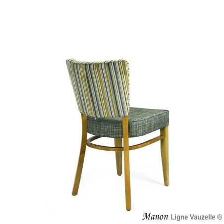Chaise MANON Dos Tapissé avec Assise Epaisse L