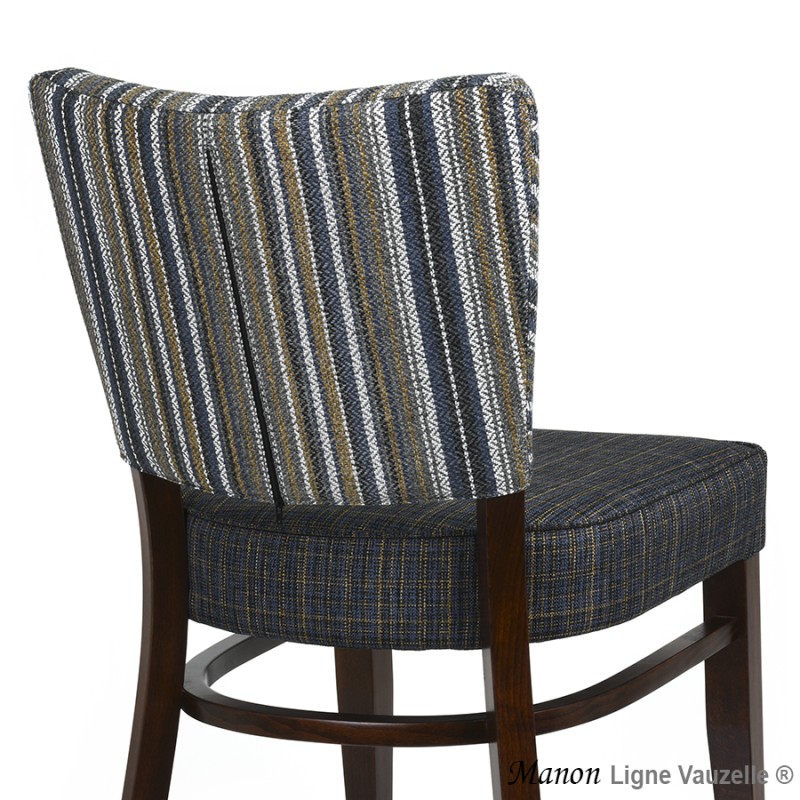 Chaise MANON Dos Tapissé avec Assise Epaisse L