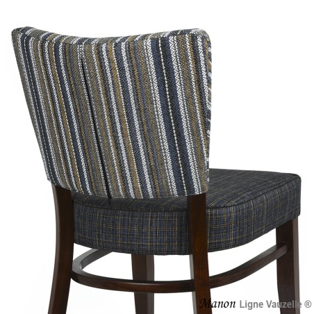 Chaise MANON Dos Tapissé avec Assise Epaisse L