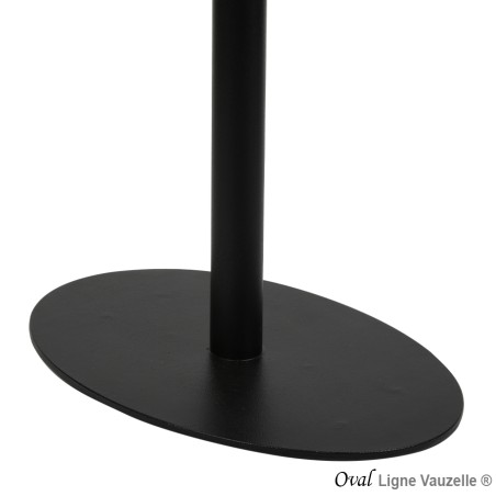 Piètement OVAL NOIR