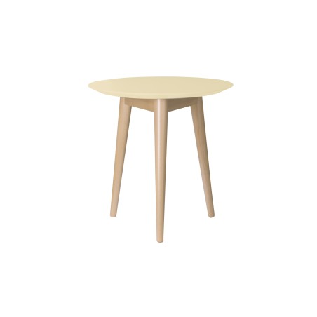 Table SOREN VERNIE HT50 3 pieds plateau Hêtre D.50cm Chant Profil 6