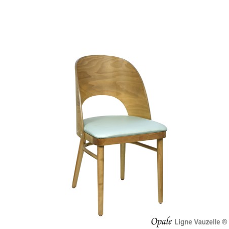 Chaise OPALE Galette et Dos Bois
