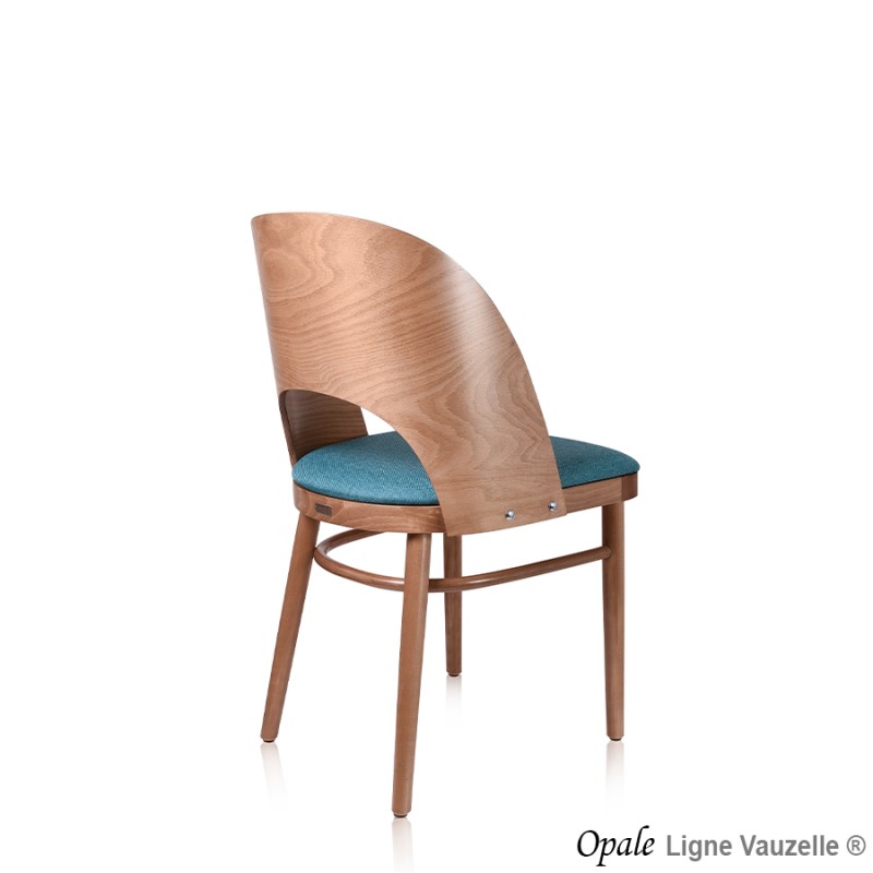 Chaise OPALE Galette et Dos Bois