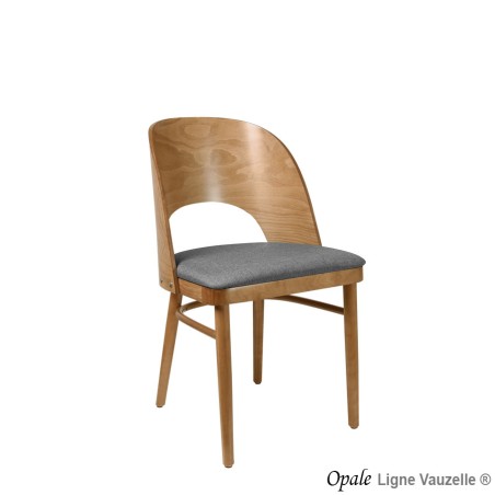 Chaise OPALE Galette et Dos Bois