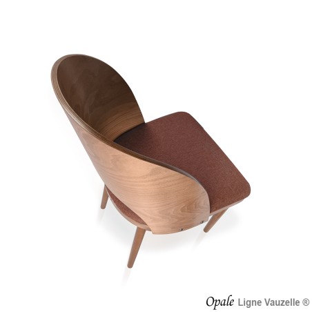 Chaise OPALE Galette et Dos Bois