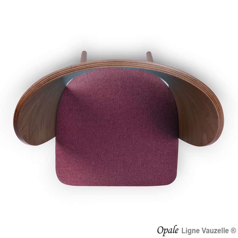 Chaise OPALE Galette et Dos Bois