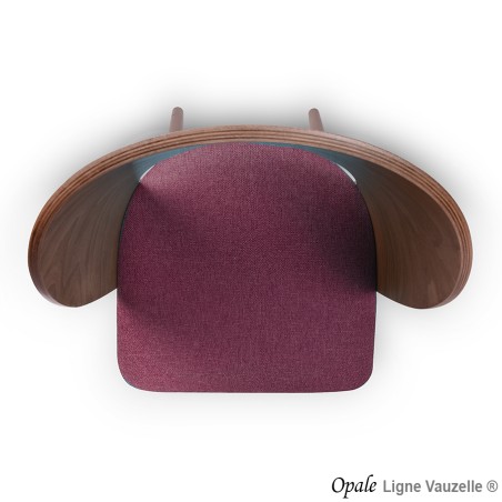 Chaise OPALE Galette et Dos Bois