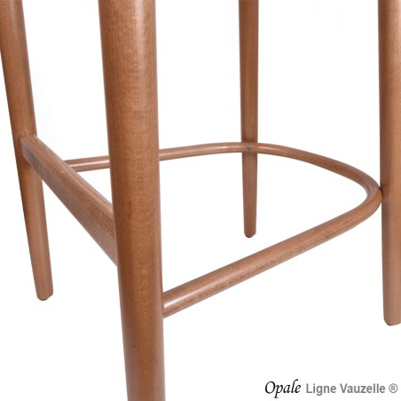 Tabouret OPALE Galette et Dos Bois
