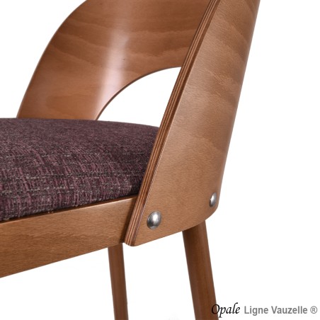 Tabouret OPALE Galette et Dos Bois