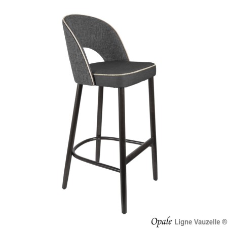 Tabouret OPALE Assise Epaisse et Dos Garni