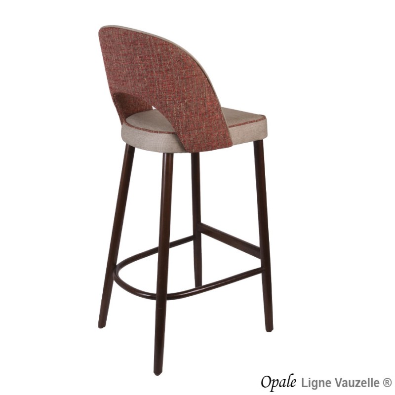 Tabouret OPALE Assise Epaisse et Dos Garni