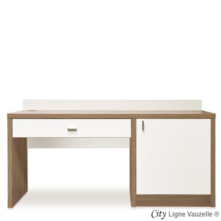 "CITY" Bureau avec 1 Porte & 1 Tiroir